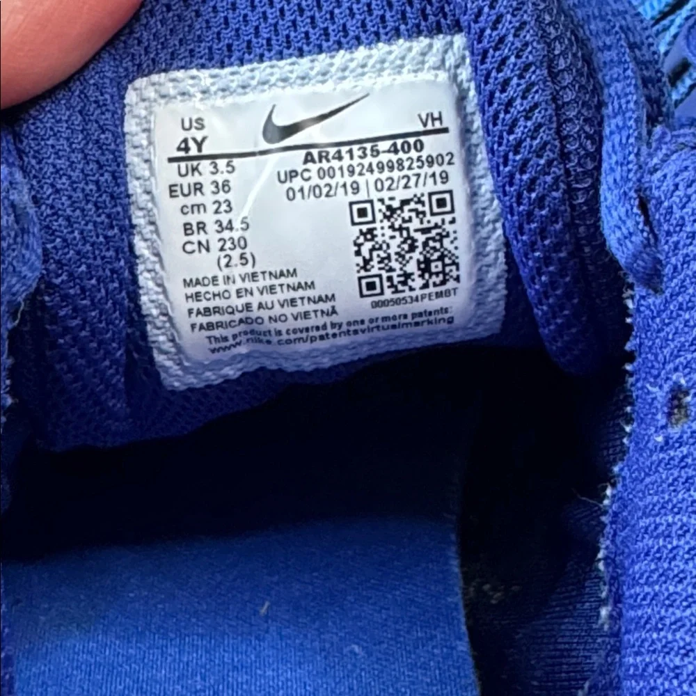 Kids Nike Downshifter Blue Athletic Sneakers EUC - Will be removed 5/8